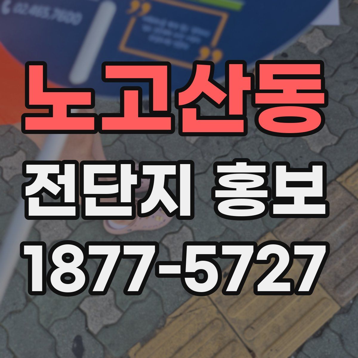 노고산동 전단지 홍보