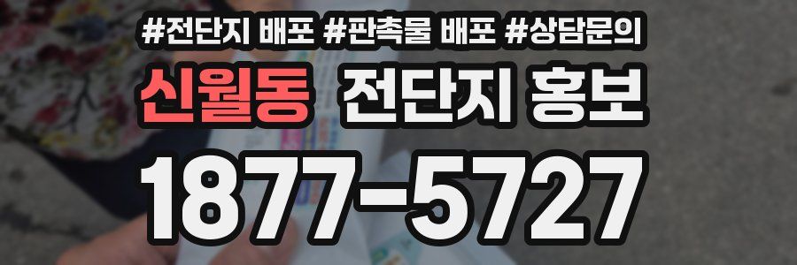 신월동 전단지 홍보