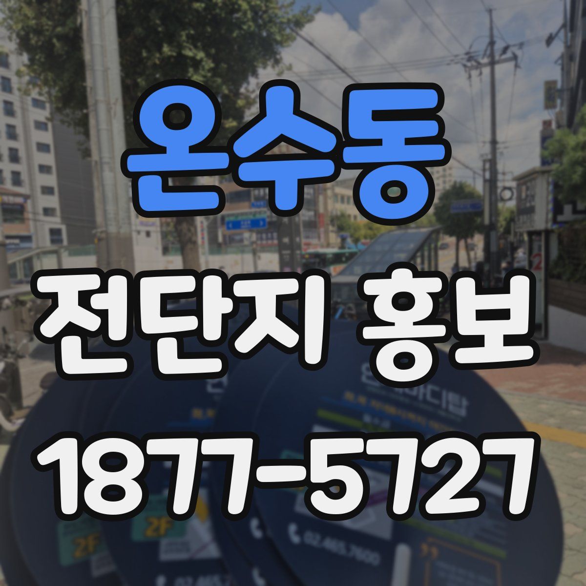 온수동 전단지 홍보