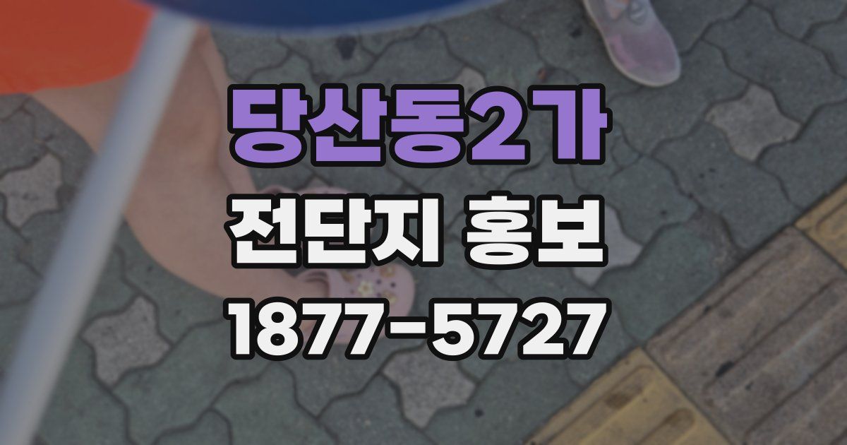 당산동2가 전단지 홍보