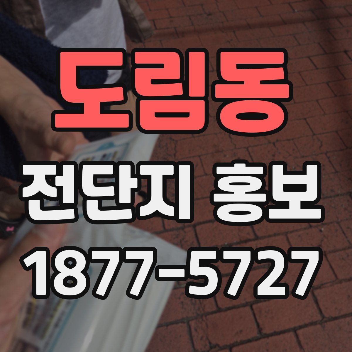 도림동 전단지 홍보