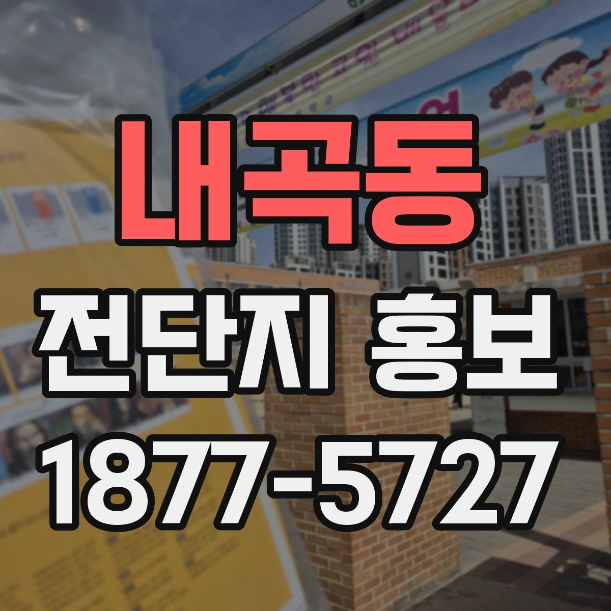 내곡동 전단지 홍보