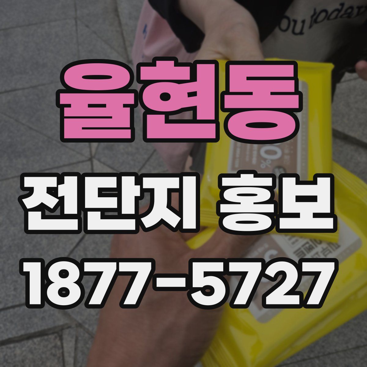 율현동 전단지 홍보