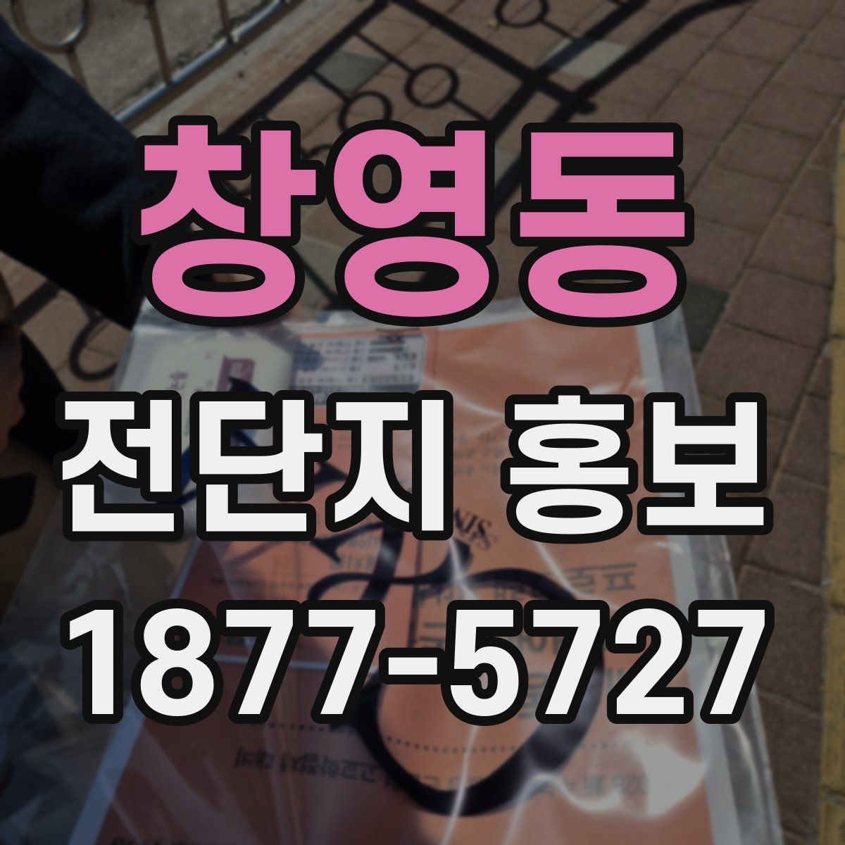 창영동 전단지 홍보