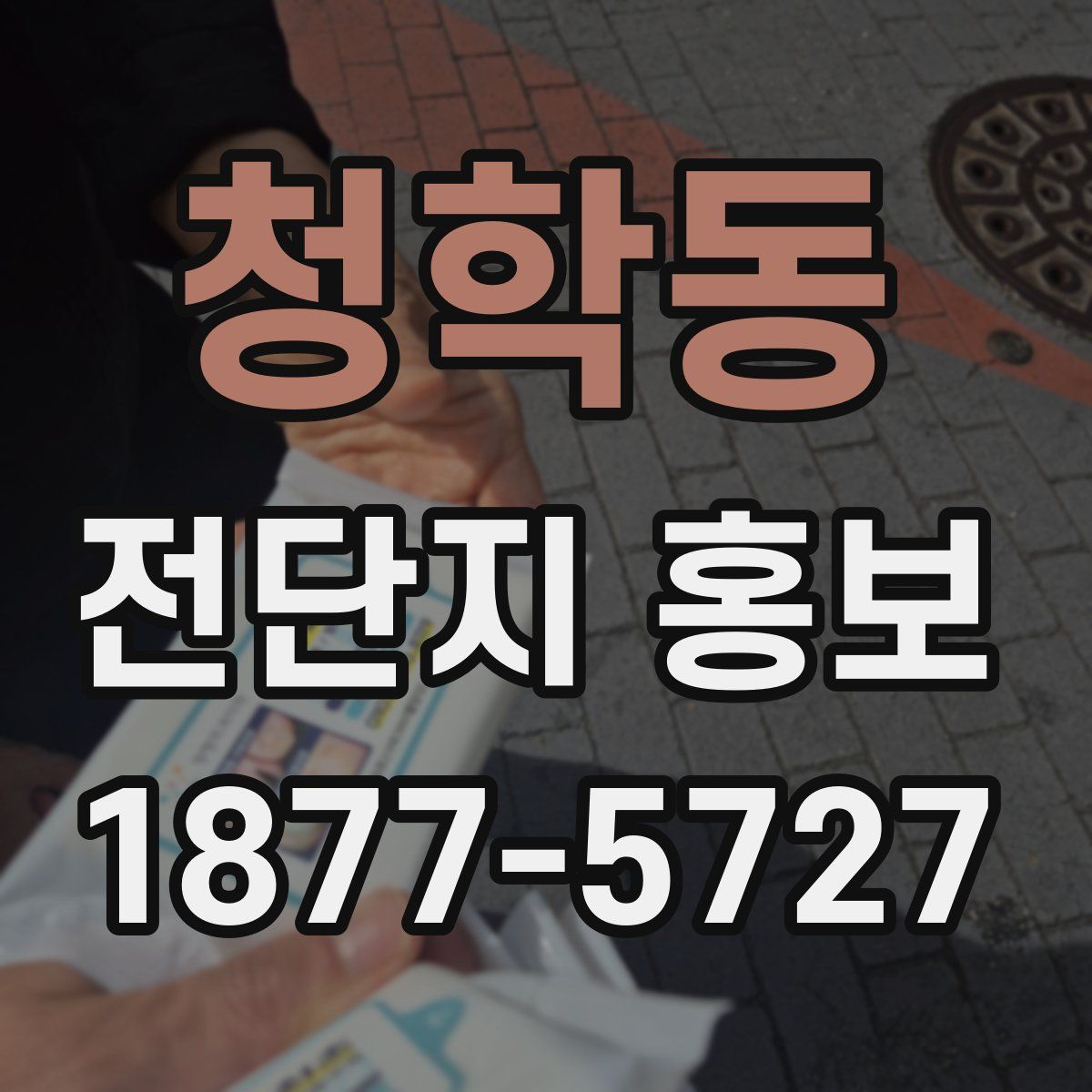 청학동 전단지 홍보