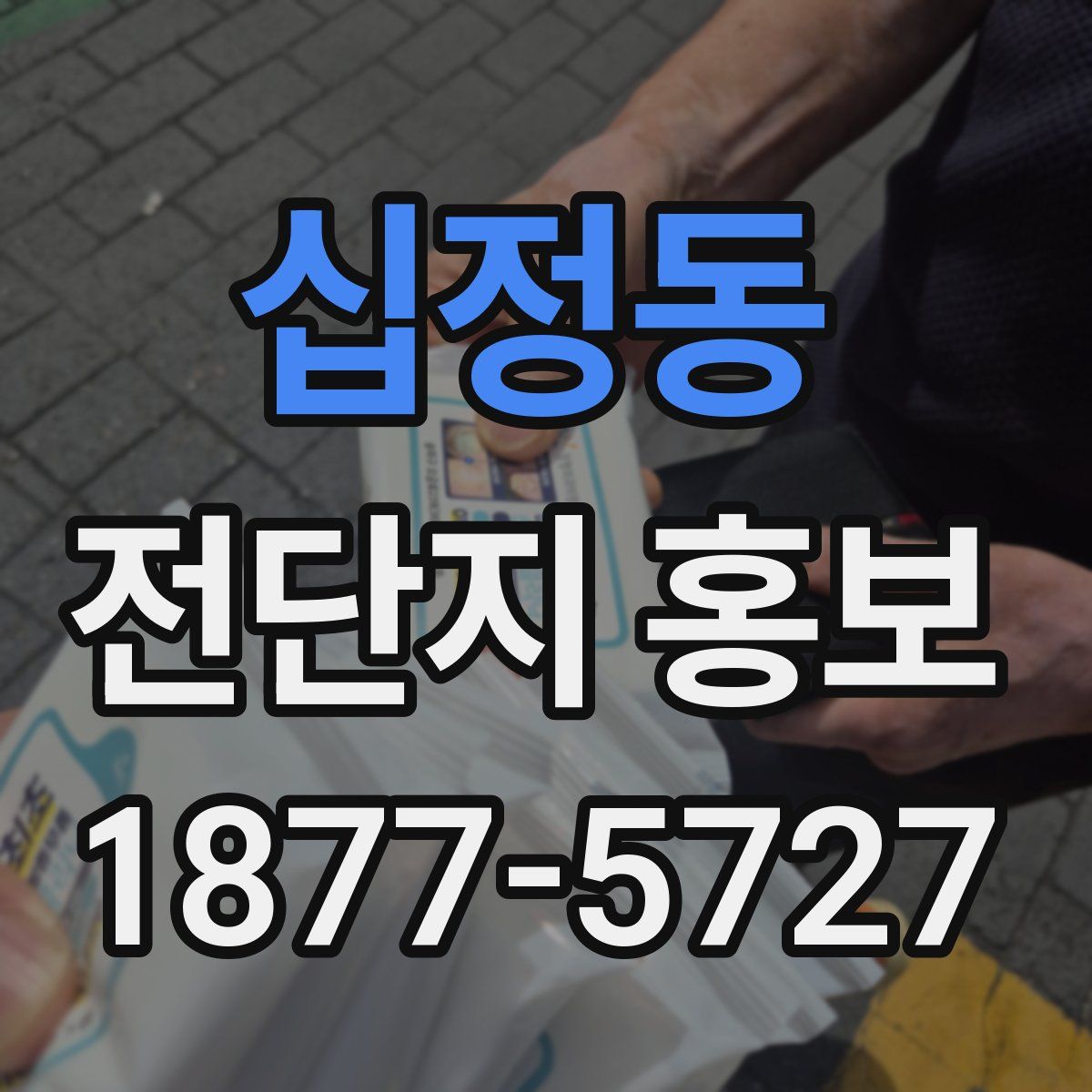 십정동 전단지 홍보