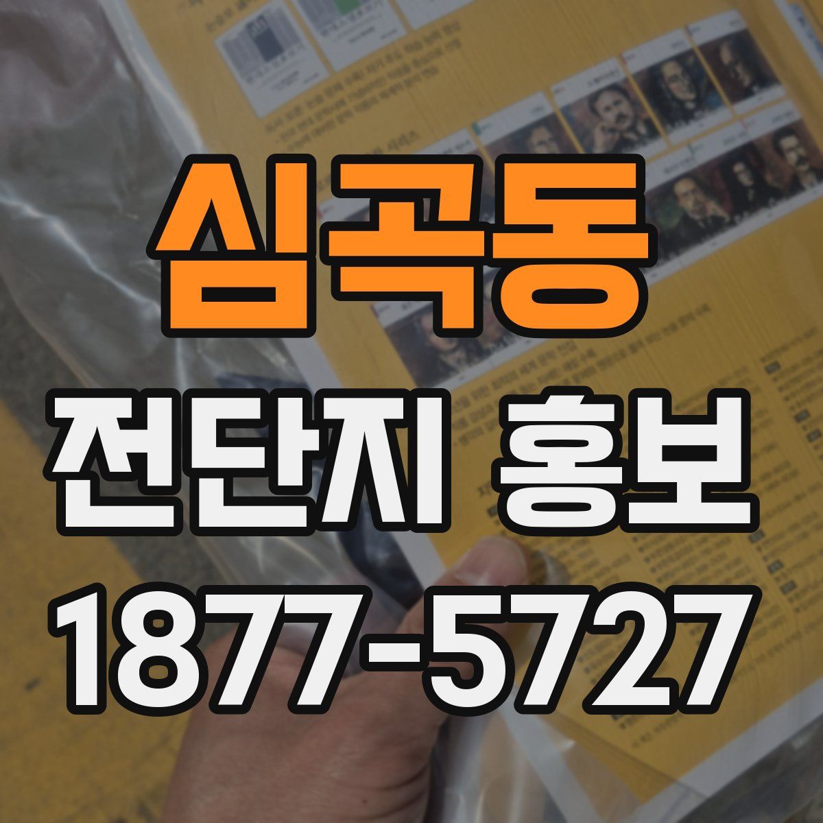 심곡동 전단지 홍보