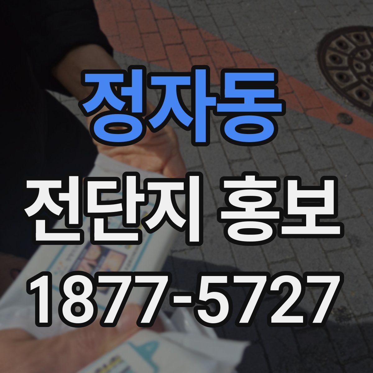 정자동 전단지 홍보