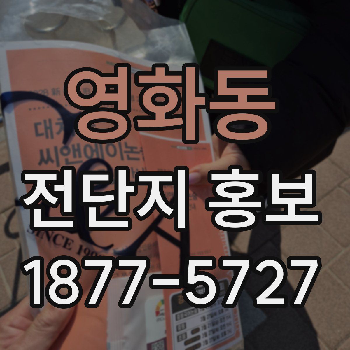 영화동 전단지 홍보