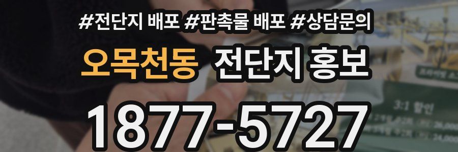 오목천동 전단지 홍보