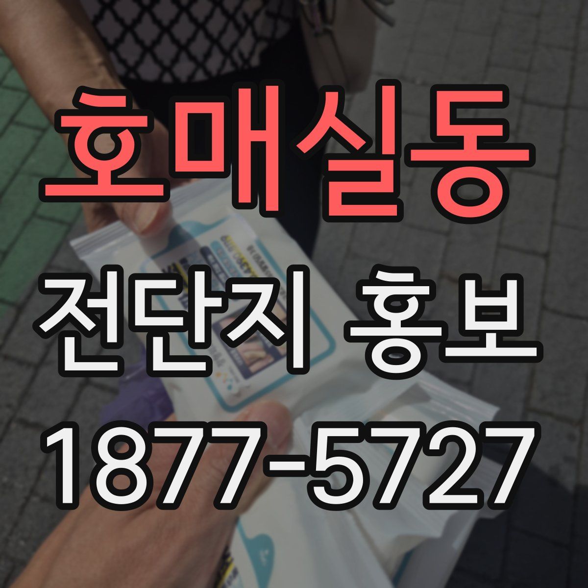 호매실동 전단지 홍보