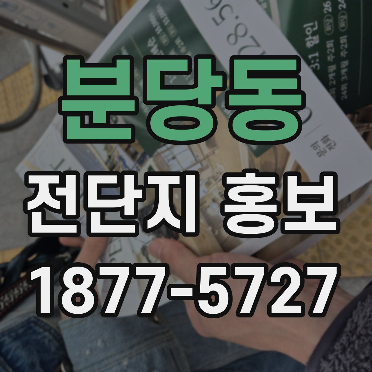 분당동 전단지 홍보