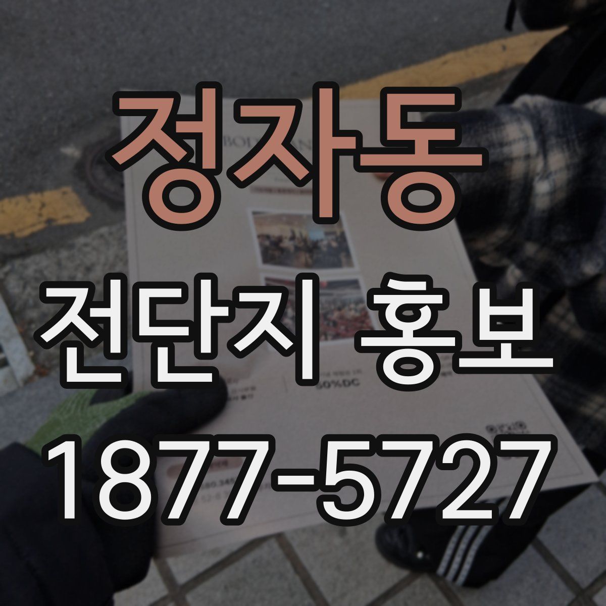 정자동 전단지 홍보