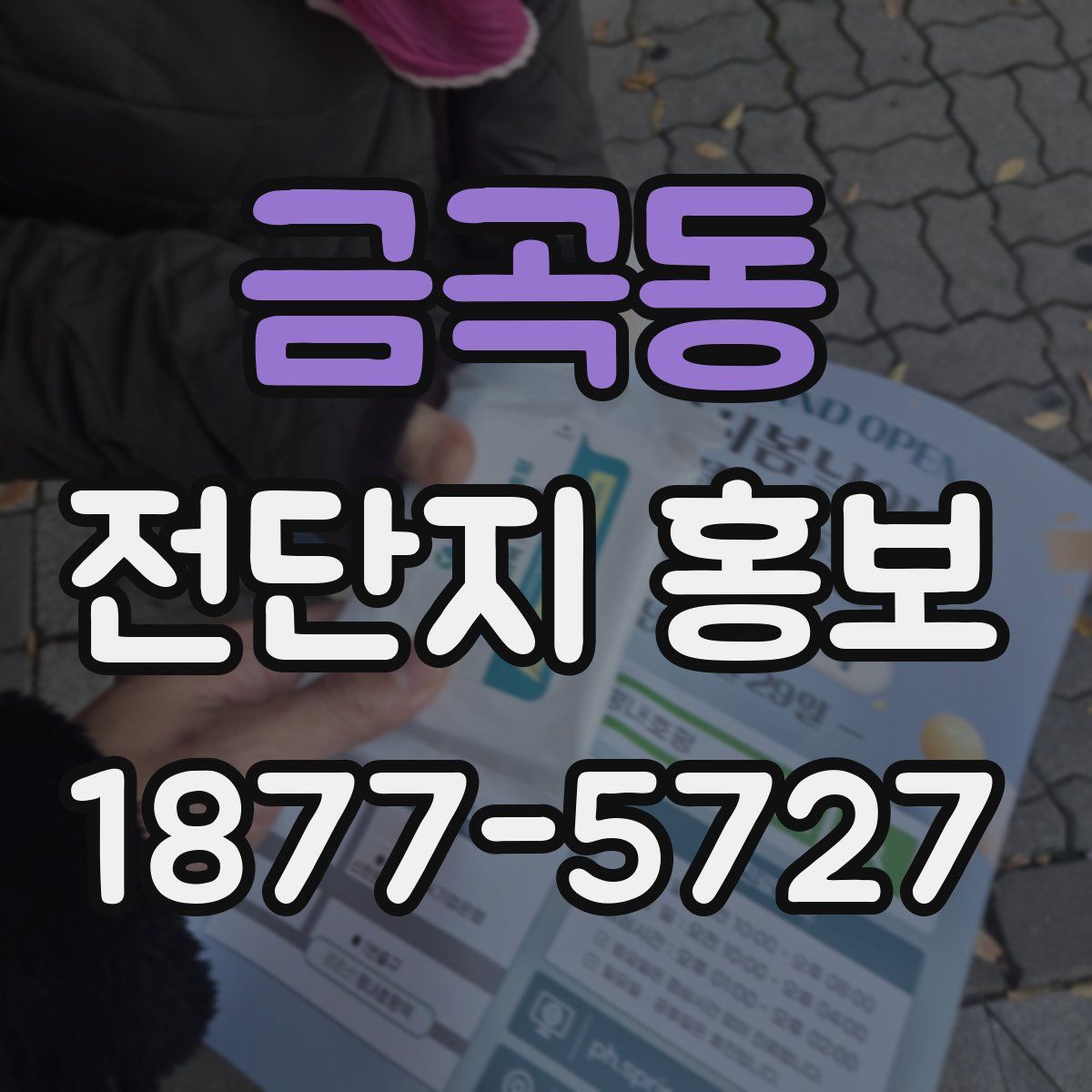 금곡동 전단지 홍보
