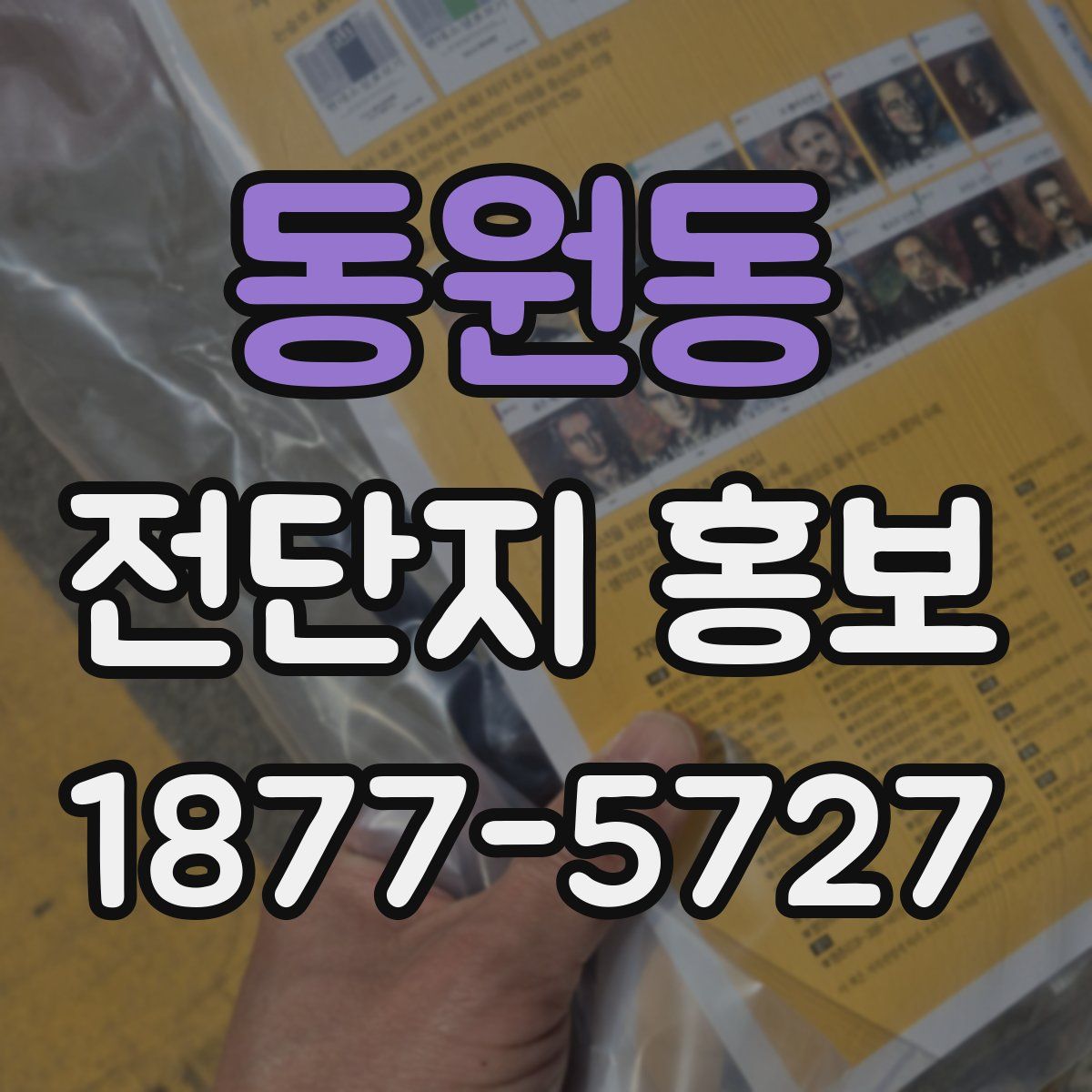 동원동 전단지 홍보