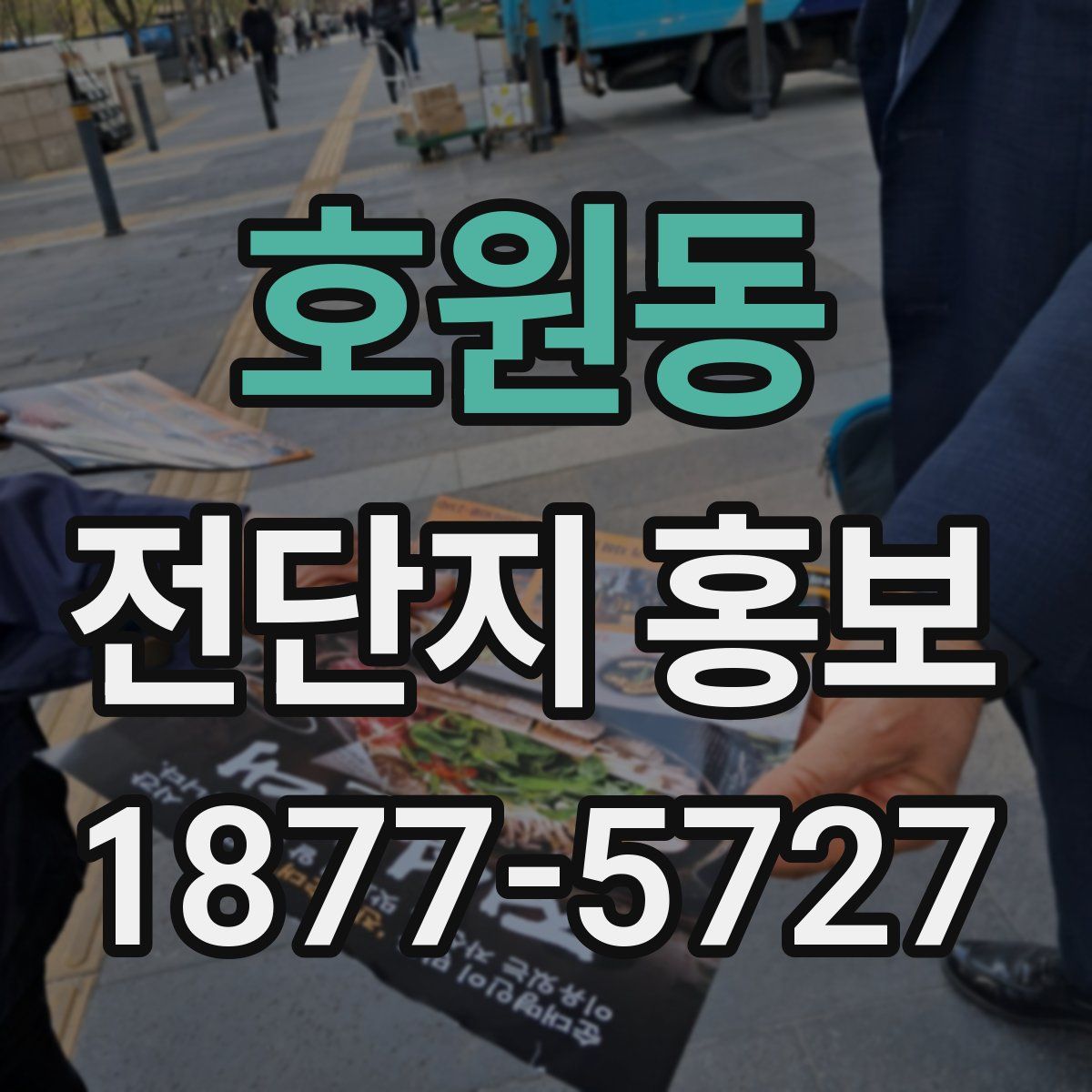 호원동 전단지 홍보