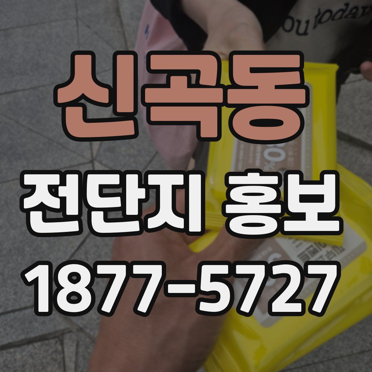 신곡동 전단지 홍보