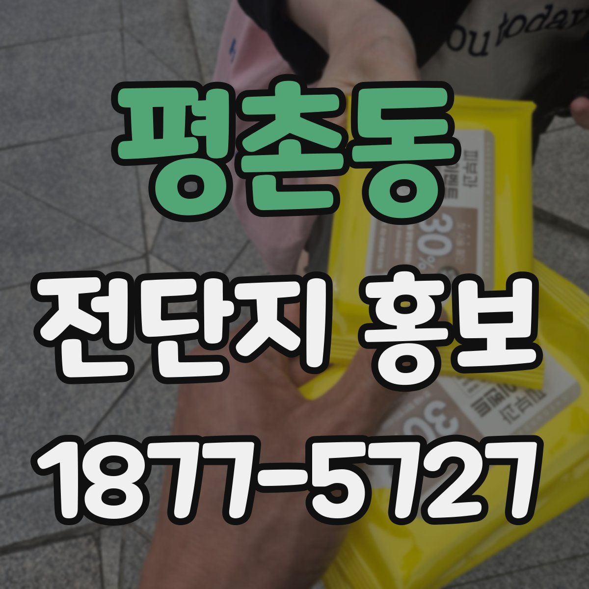평촌동 전단지 홍보