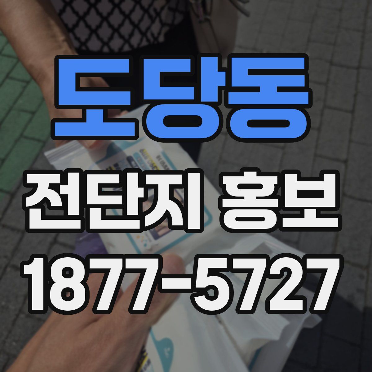 도당동 전단지 홍보