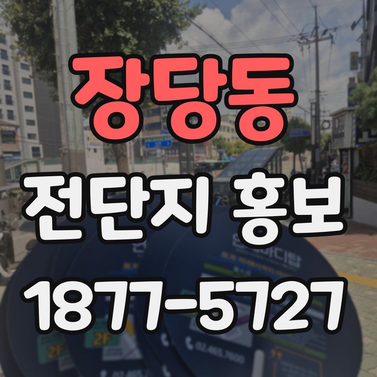 장당동 전단지 홍보
