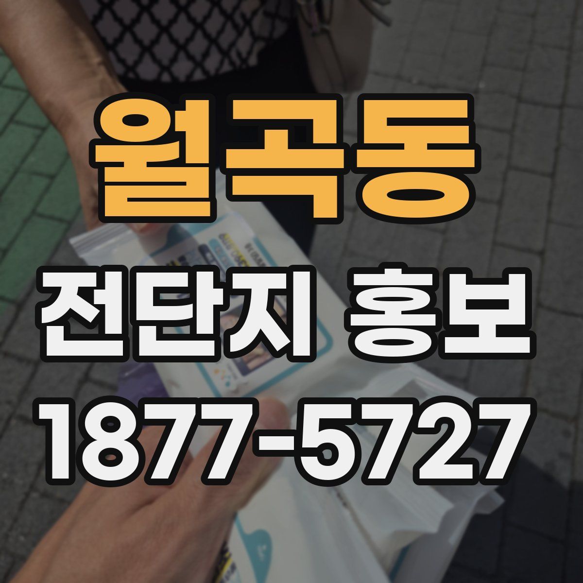 월곡동 전단지 홍보