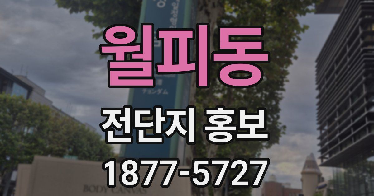 월피동 전단지 홍보