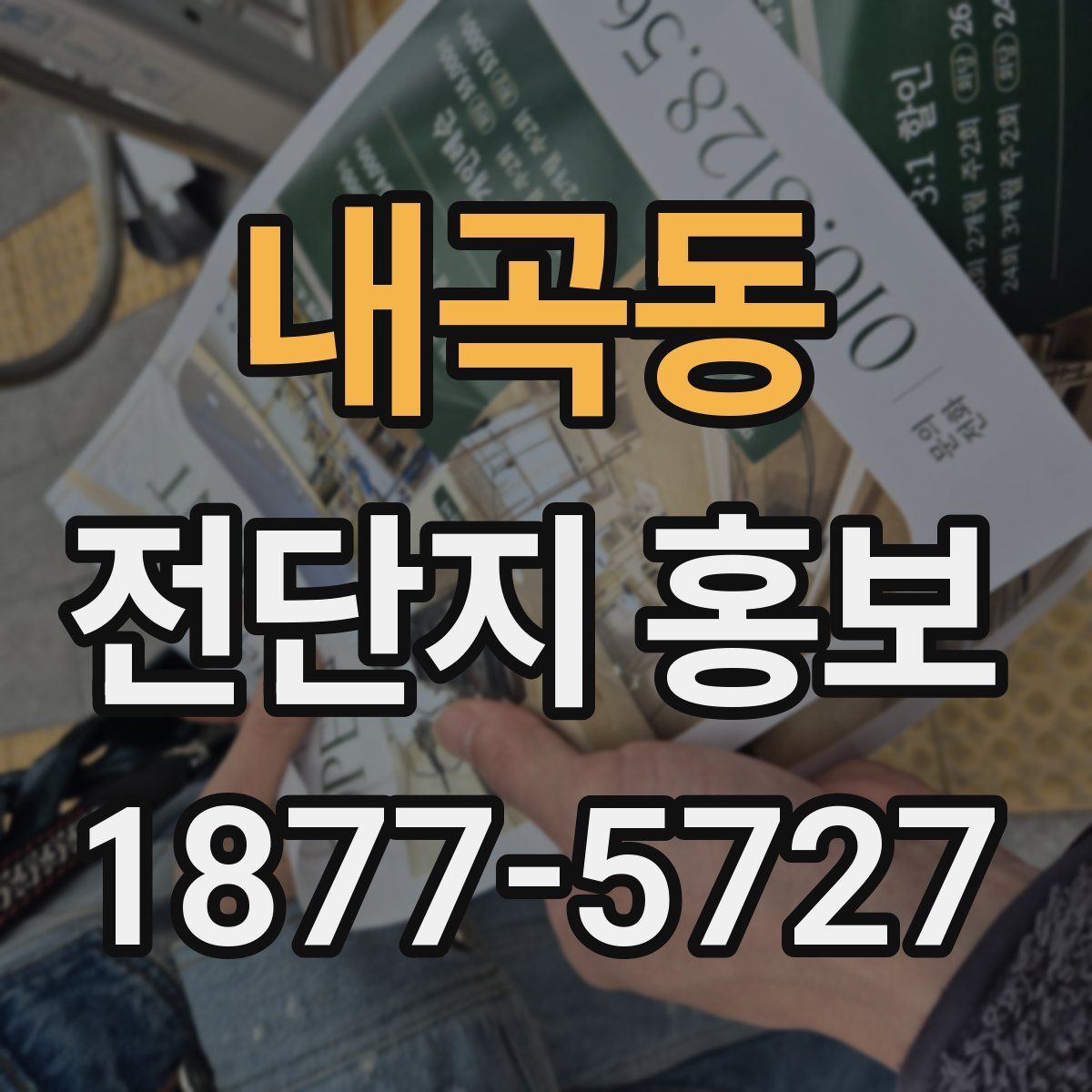내곡동 전단지 홍보