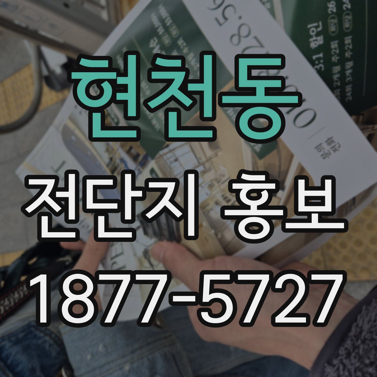 현천동 전단지 홍보