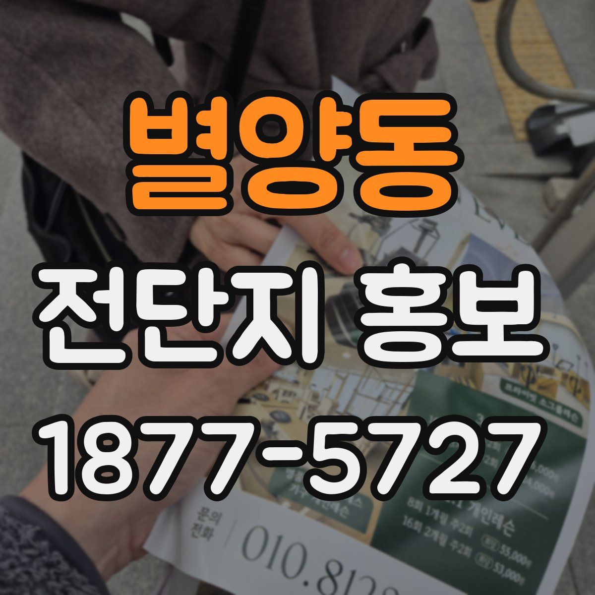 별양동 전단지 홍보