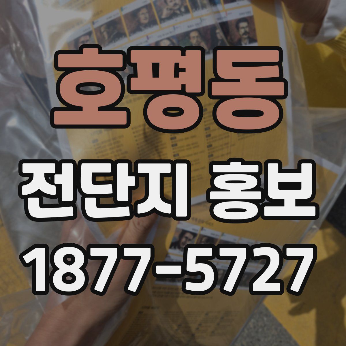 호평동 전단지 홍보