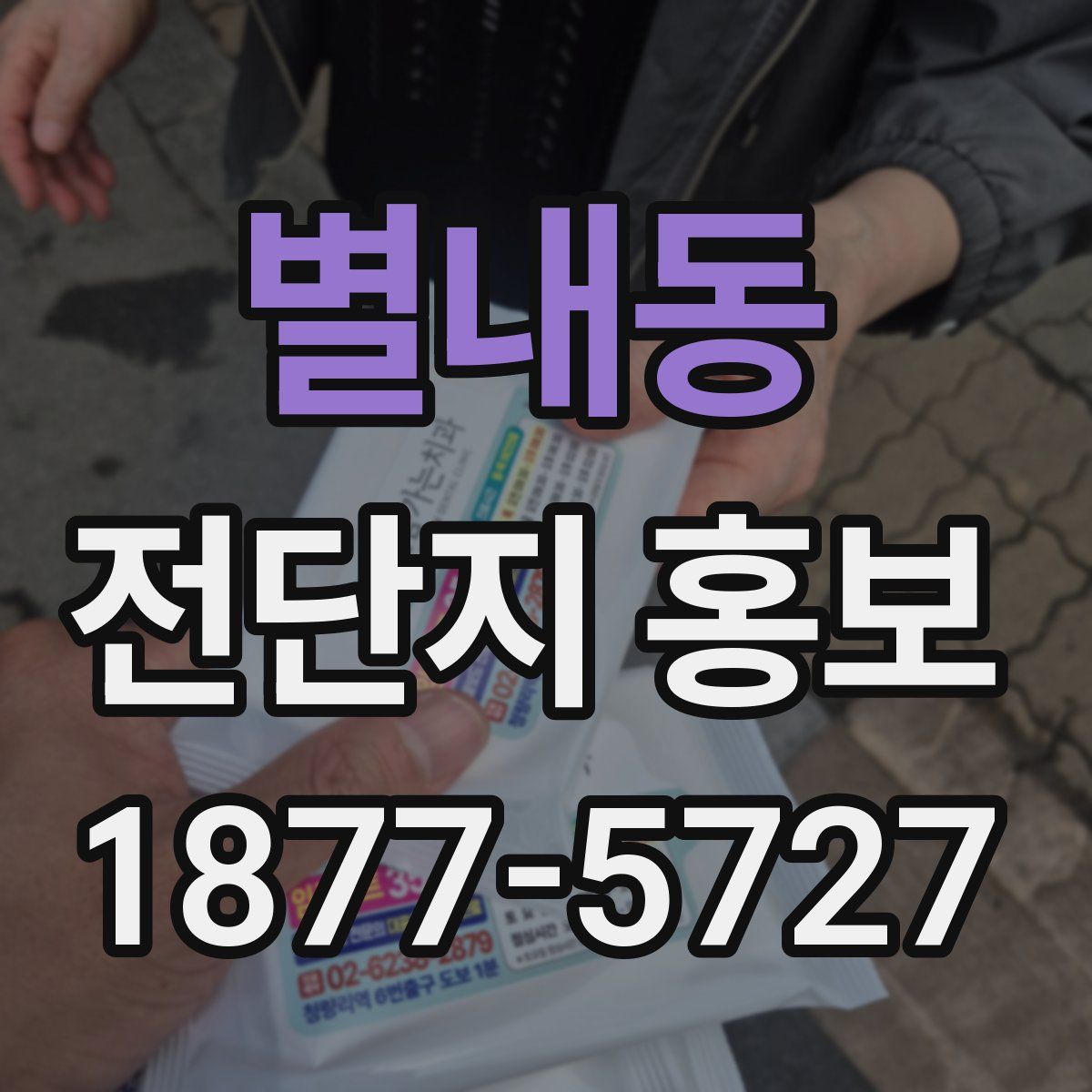 별내동 전단지 홍보