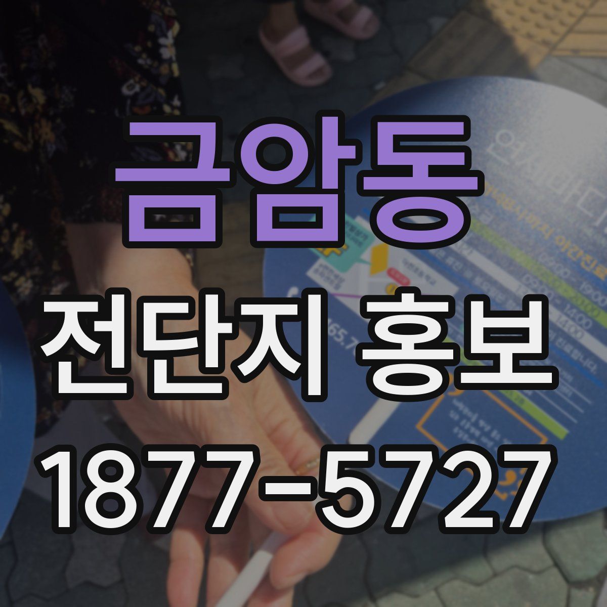 금암동 전단지 홍보