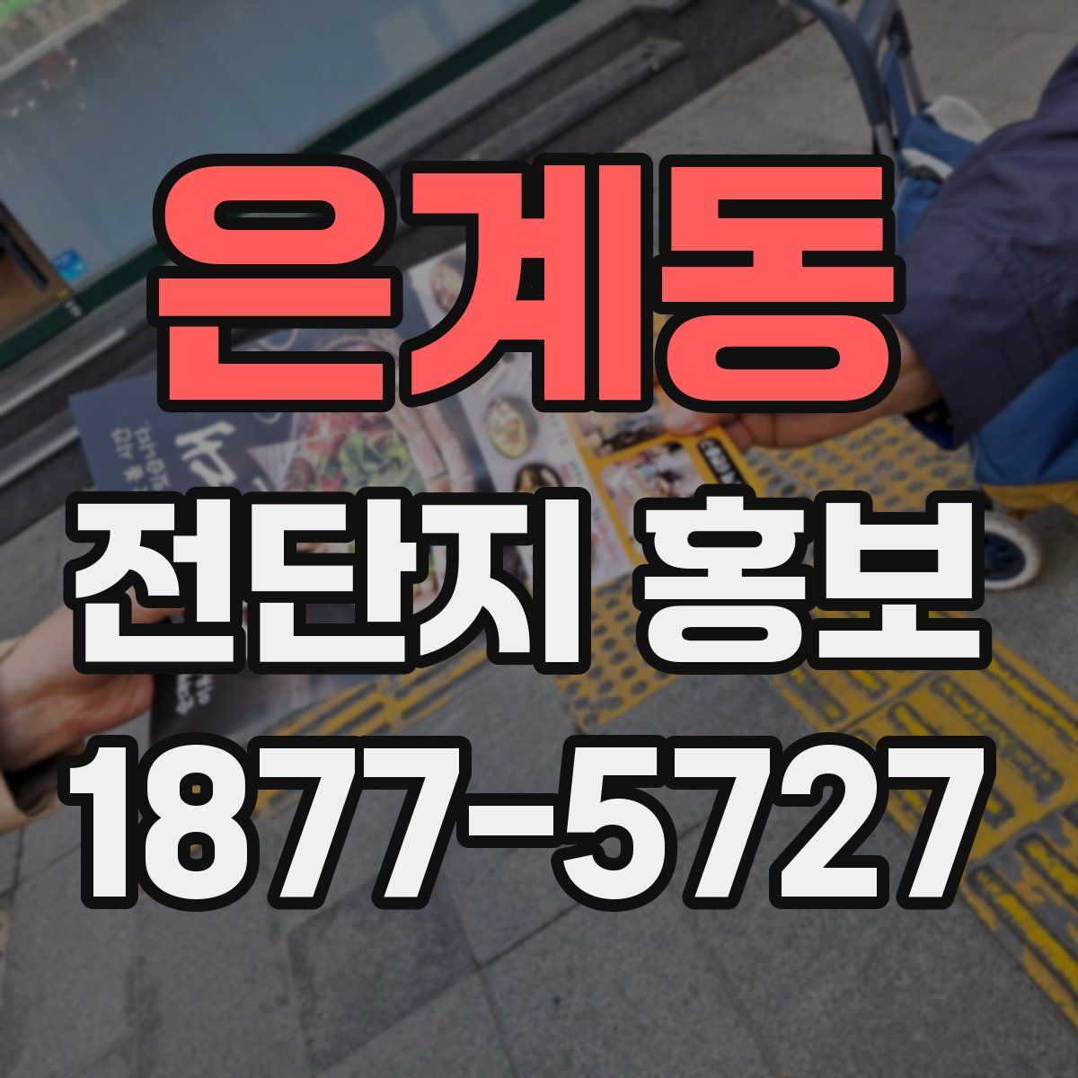 은계동 전단지 홍보