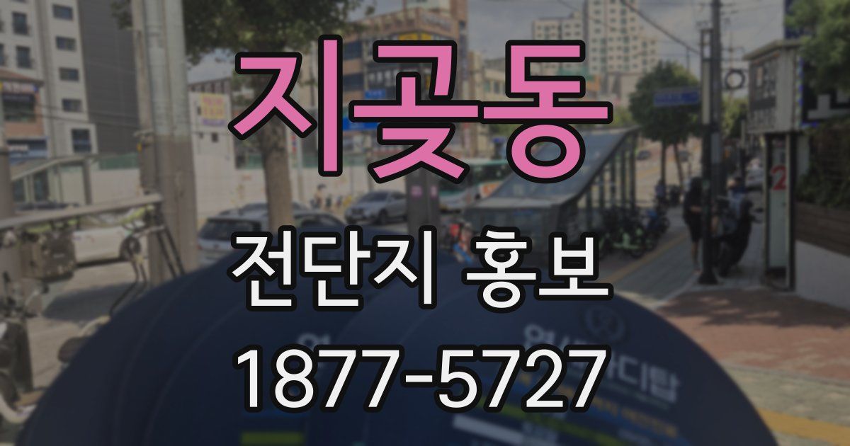 지곶동 전단지 홍보