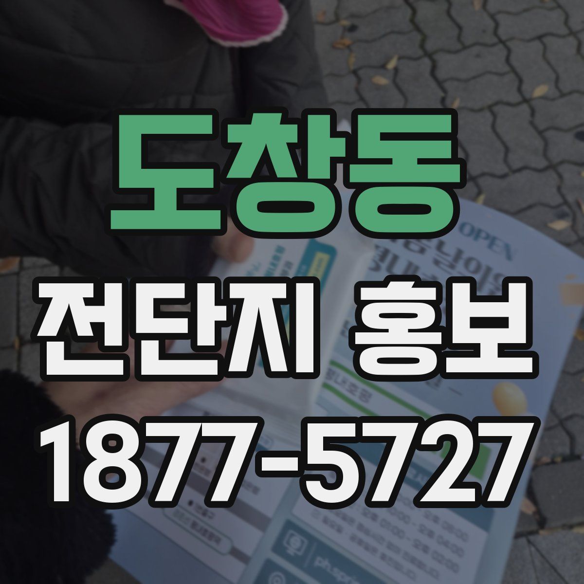 도창동 전단지 홍보