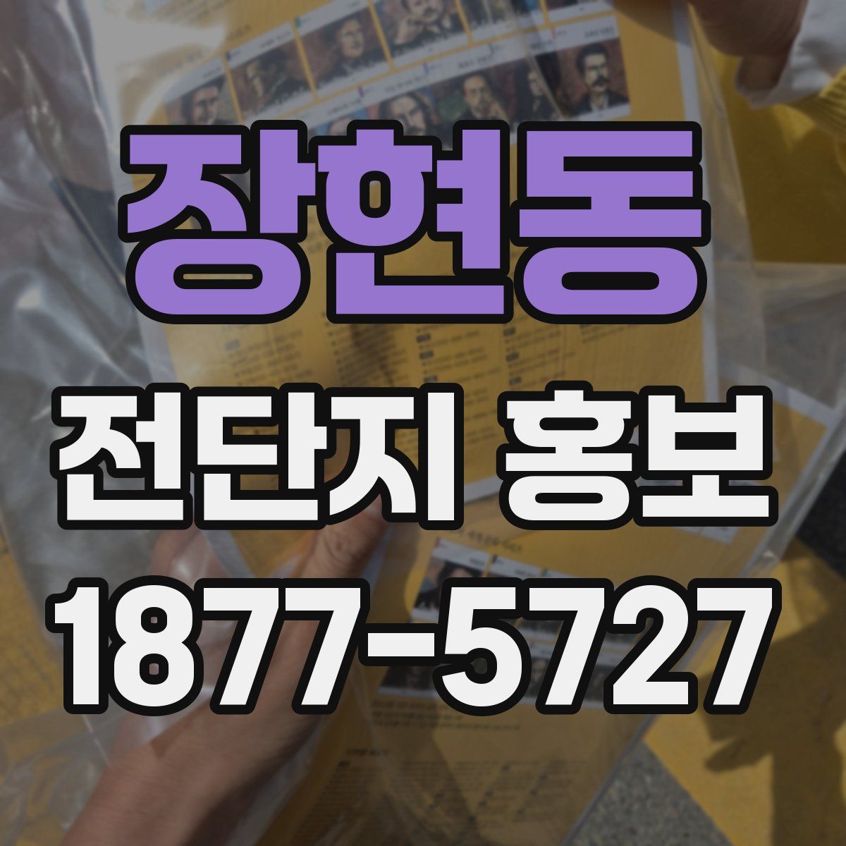 장현동 전단지 홍보