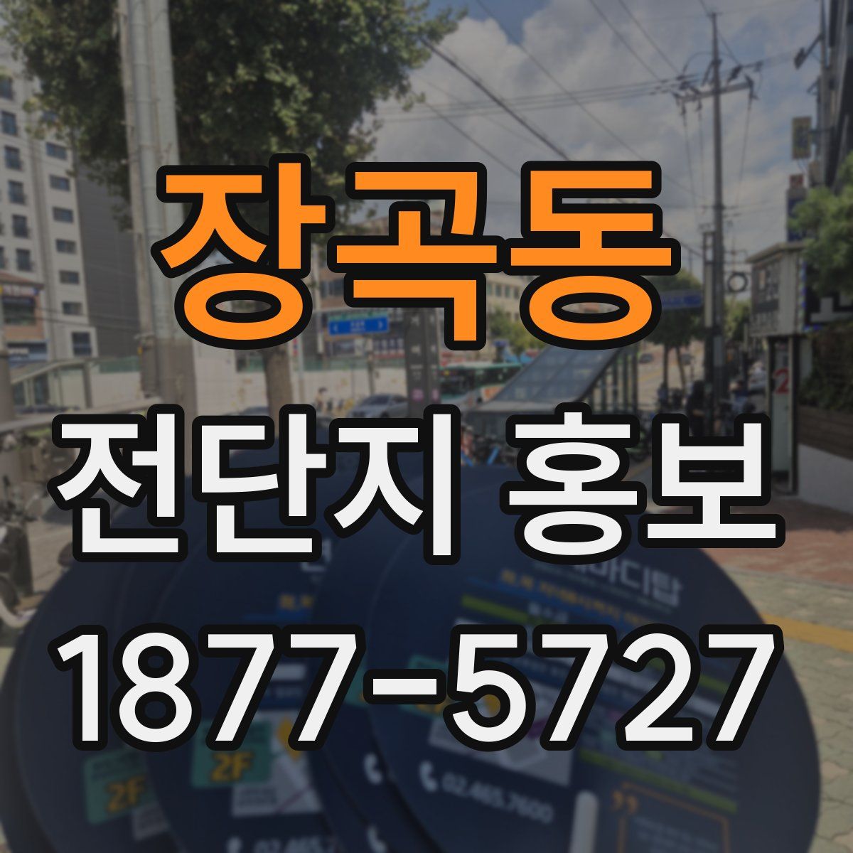 장곡동 전단지 홍보