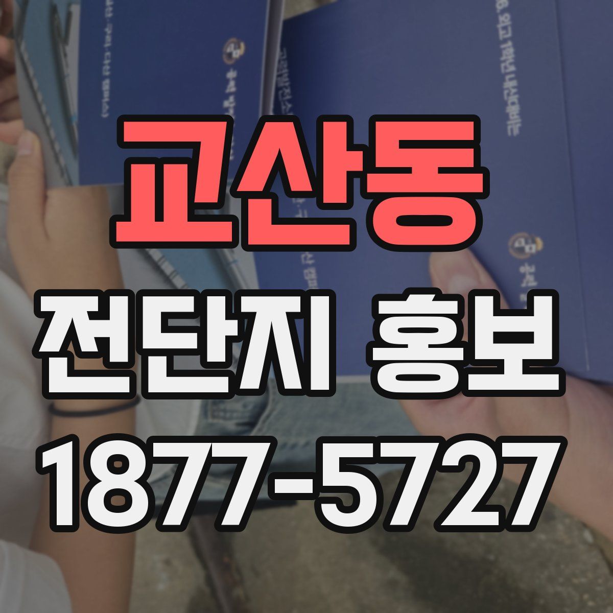 교산동 전단지 홍보