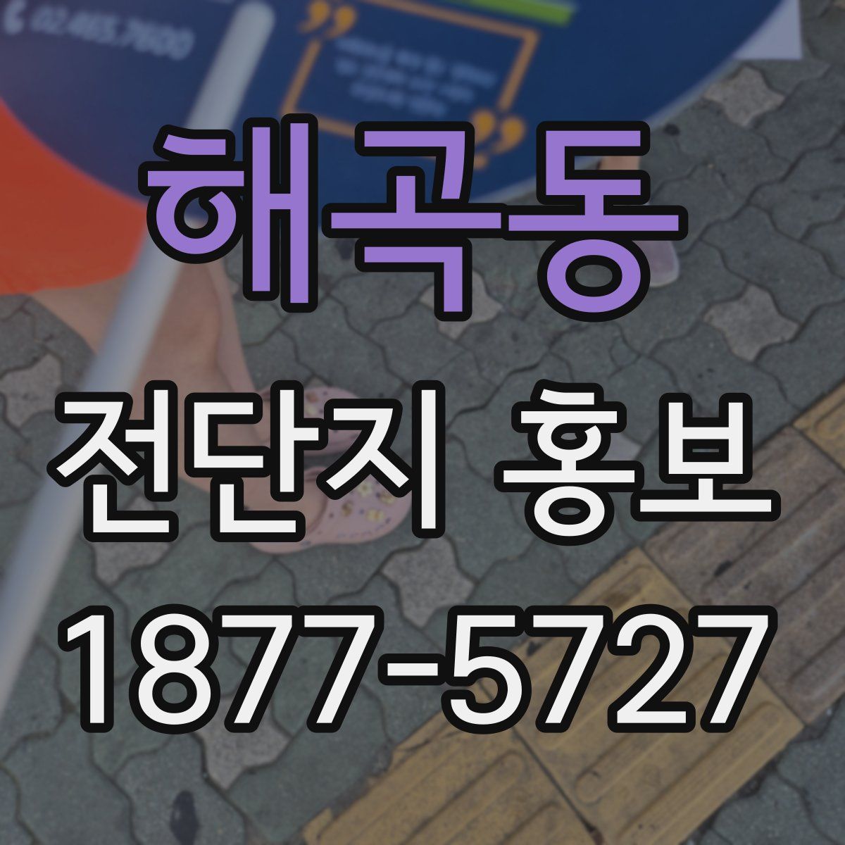해곡동 전단지 홍보