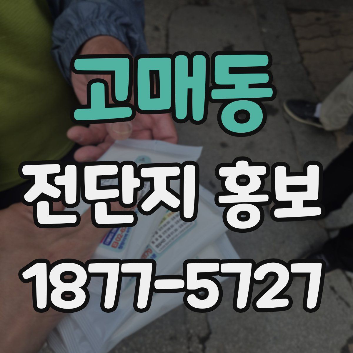 고매동 전단지 홍보