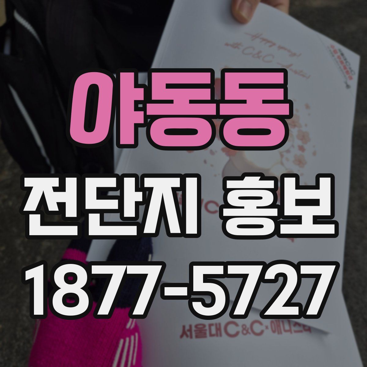 야동동 전단지 홍보