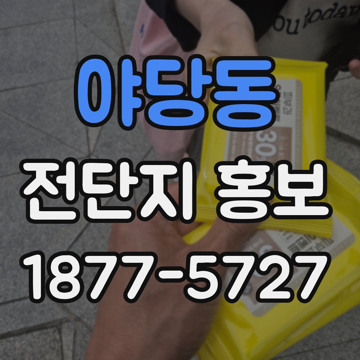 야당동 전단지 홍보
