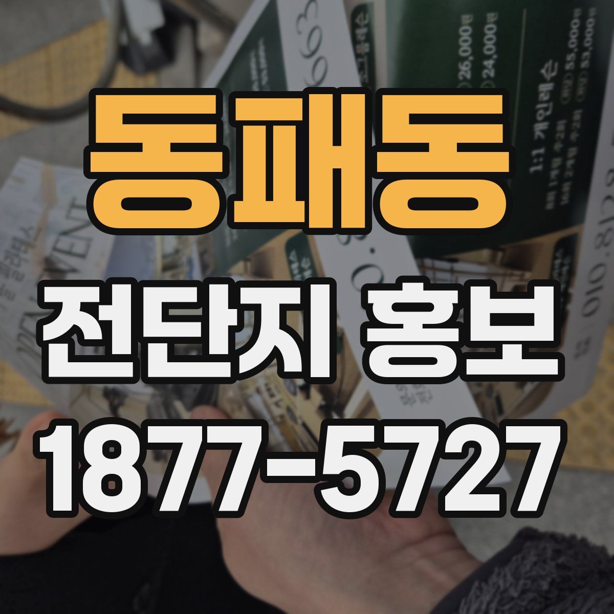 동패동 전단지 홍보