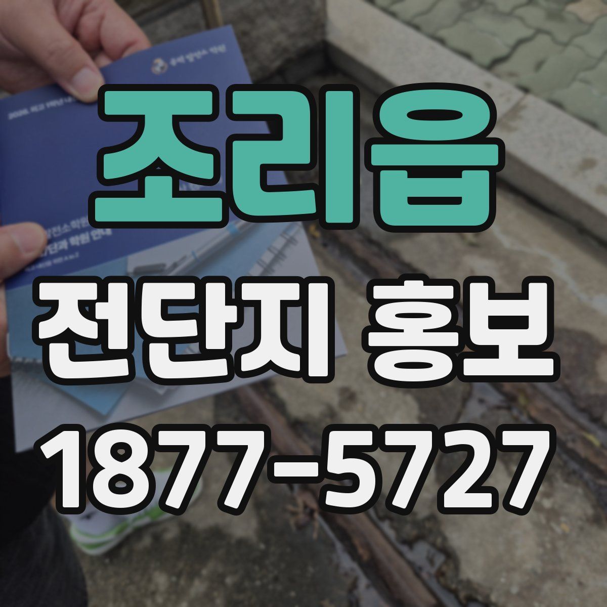 조리읍 전단지 홍보