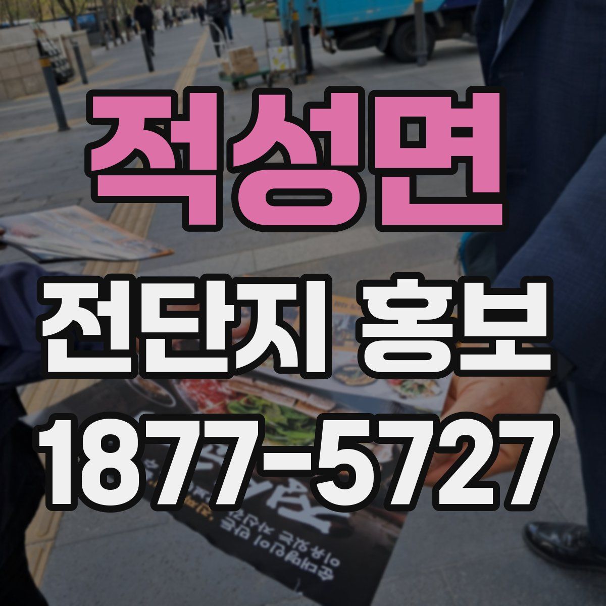 적성면 전단지 홍보