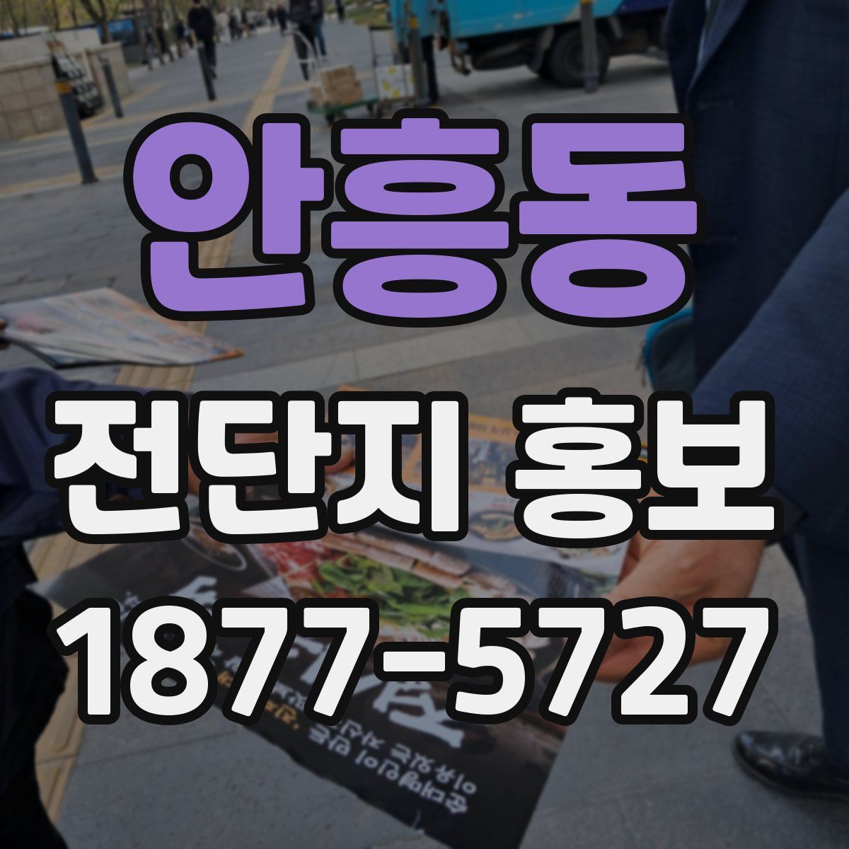 안흥동 전단지 홍보