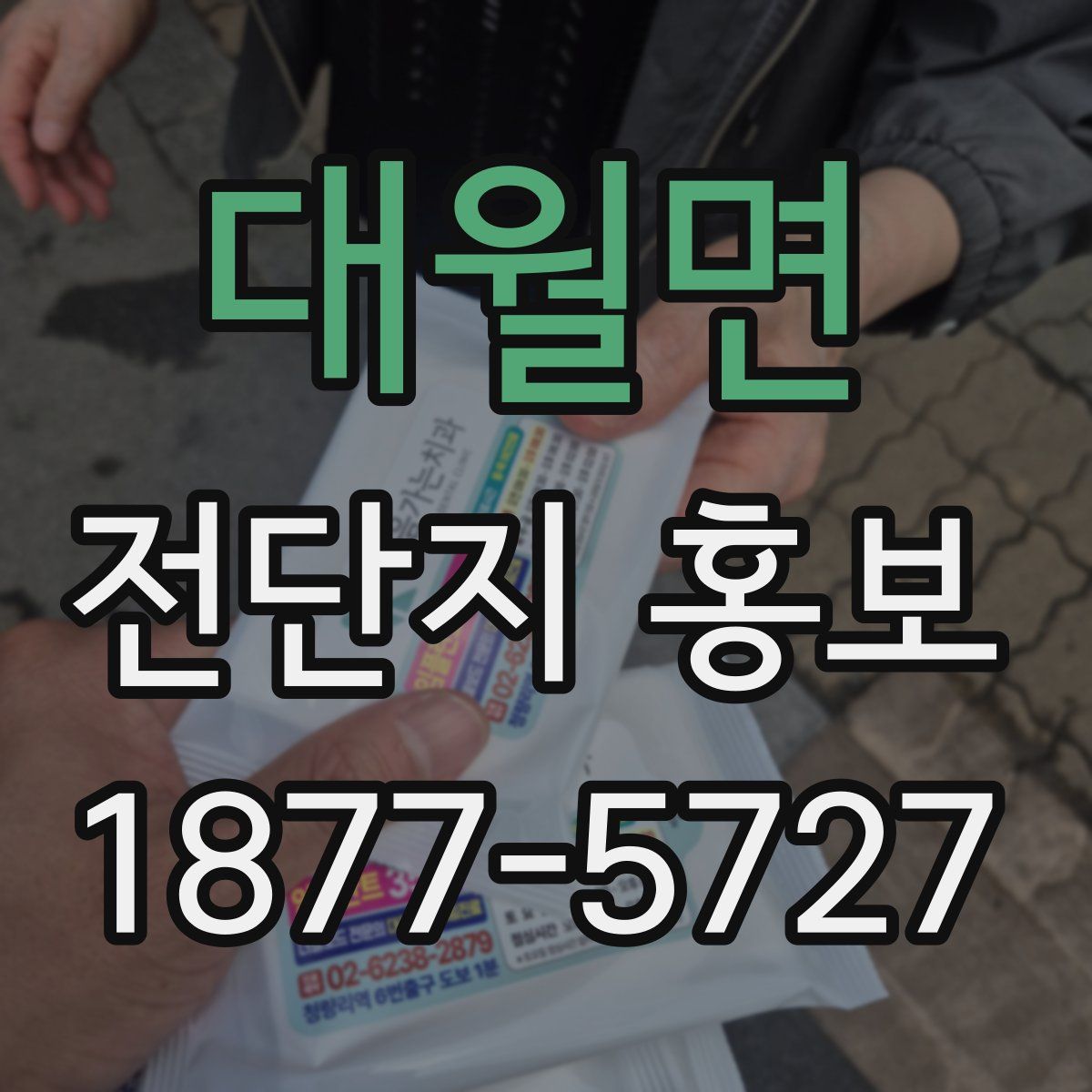 대월면 전단지 홍보