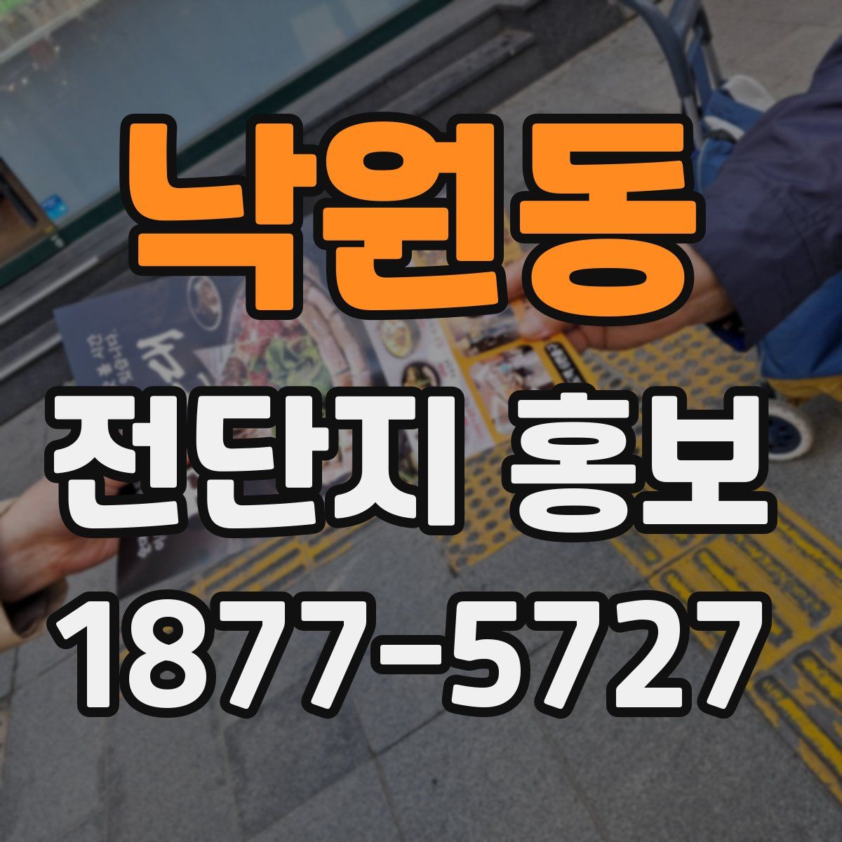 낙원동 전단지 홍보