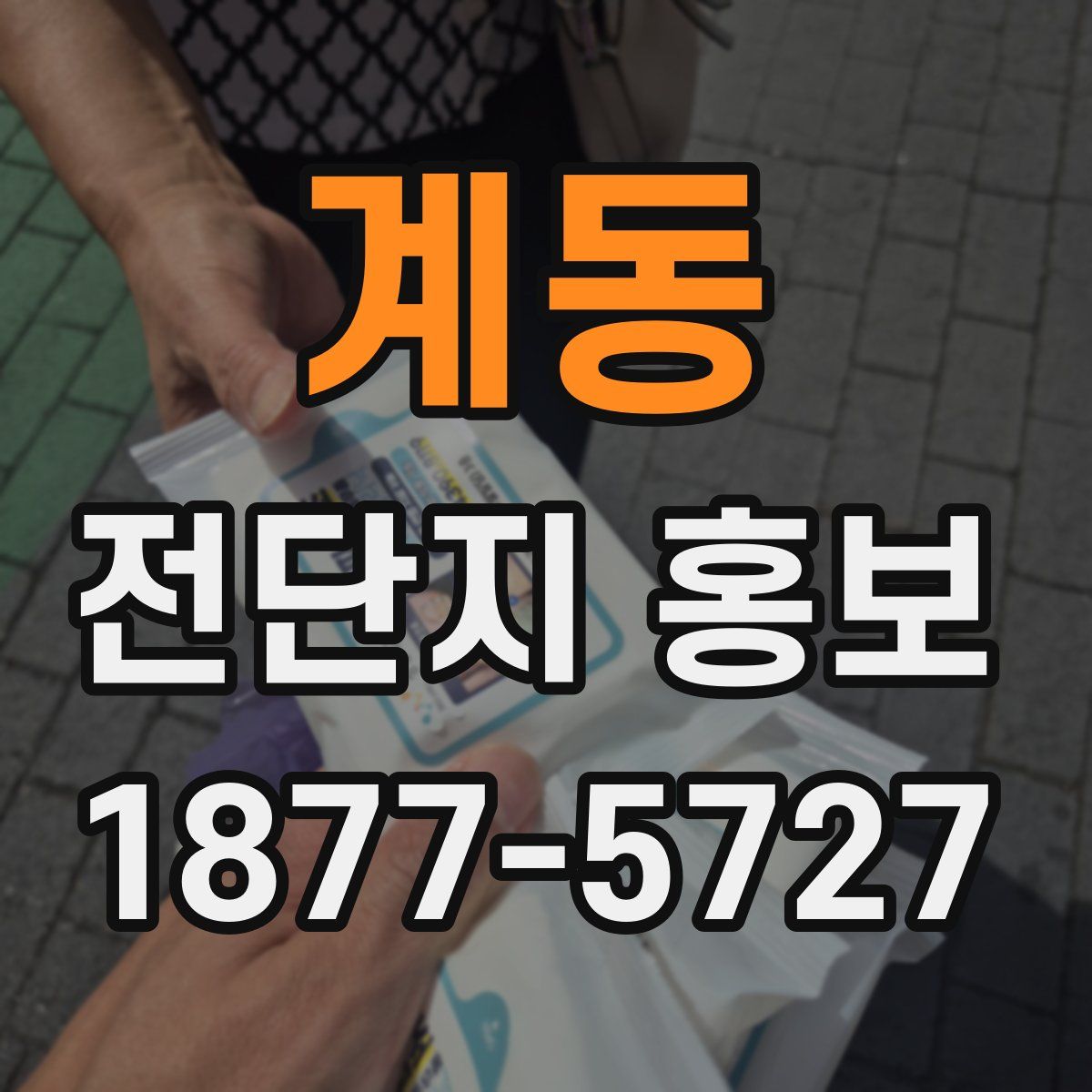계동 전단지 홍보