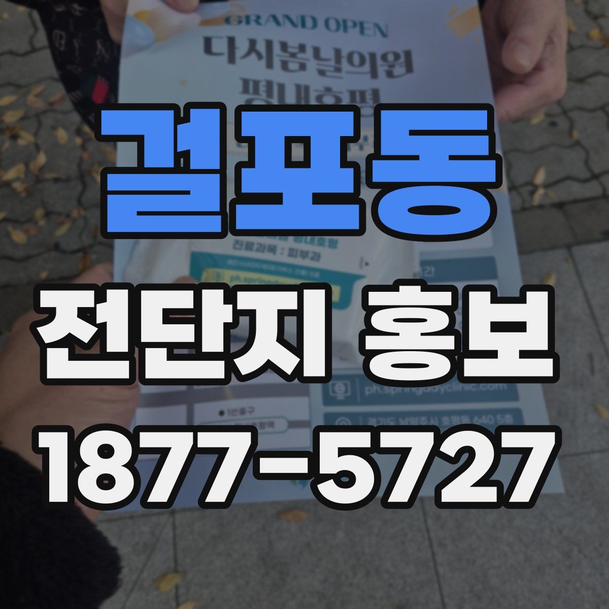 걸포동 전단지 홍보